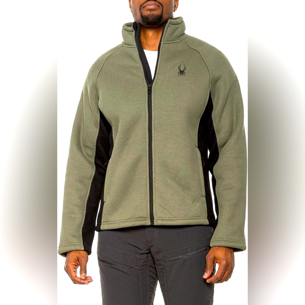 Spyder Men’s Stellar Jacket Sherpa Lined Bonded Fleece